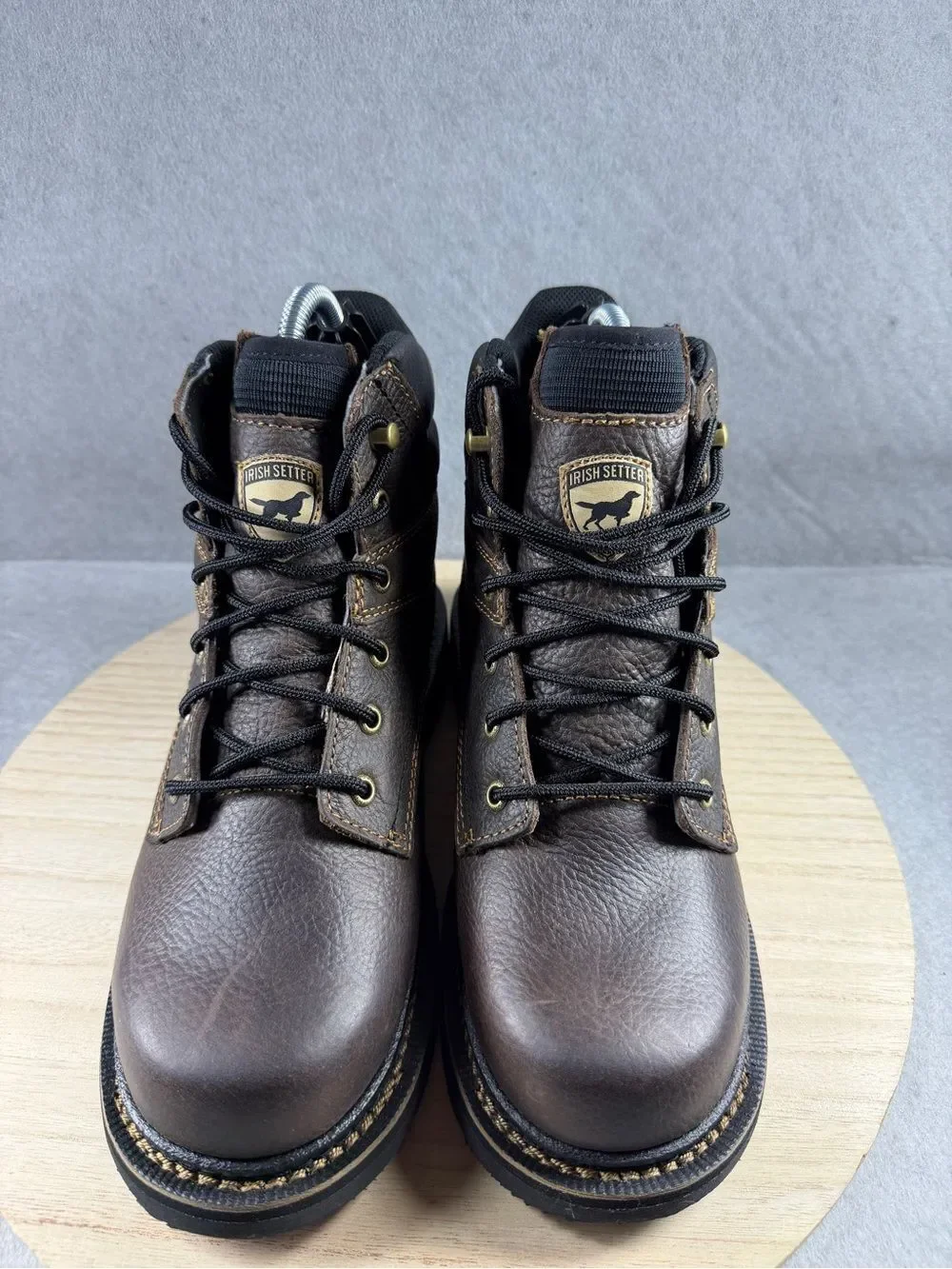 Irish Setter Kittson Work Boots Brown Leather Slip Resistant 83663 Mens Sz 9 D